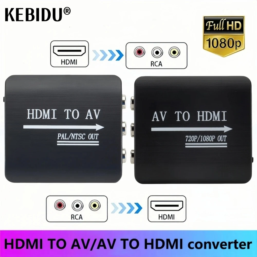 Convertidor De Audio Y Video De Micro HDMI A HDMI Adaptador Escalador