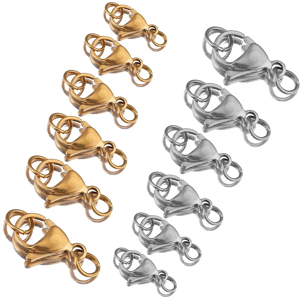 Lobster Clasps Hooks End Clasps Bracelet Necklace Connectors for DIY Jewelry Making Supplies 1
