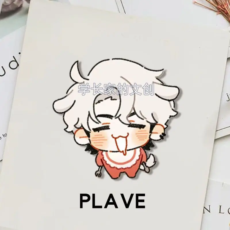 アイドル PLAVE EMBLEM PIN BADGE Plave kpop group animal symbols