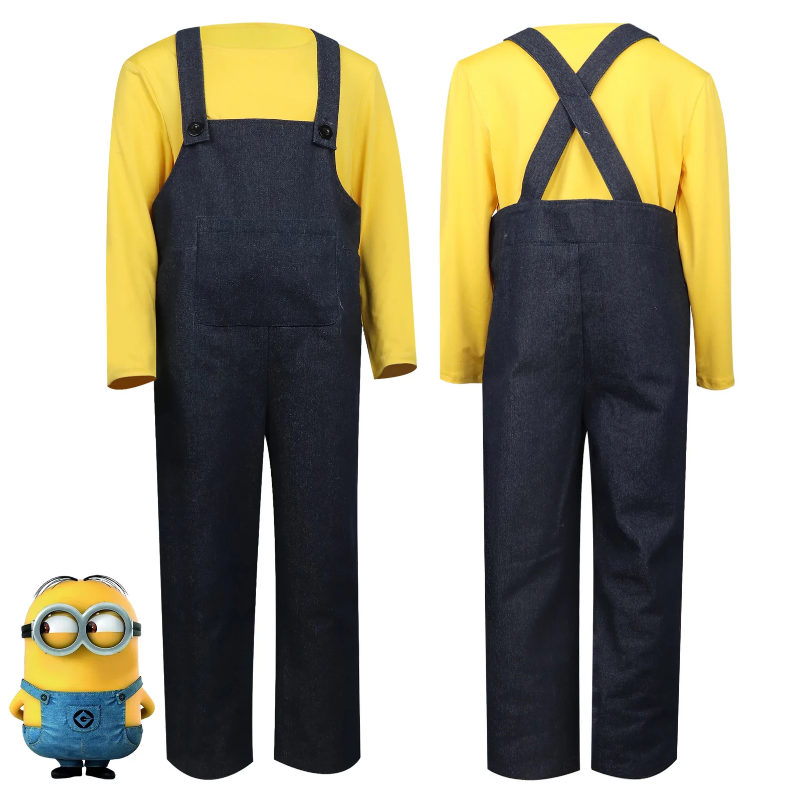 Despicable Me costume Minion jumpsuit movie cosplay cosplay stage performance costume