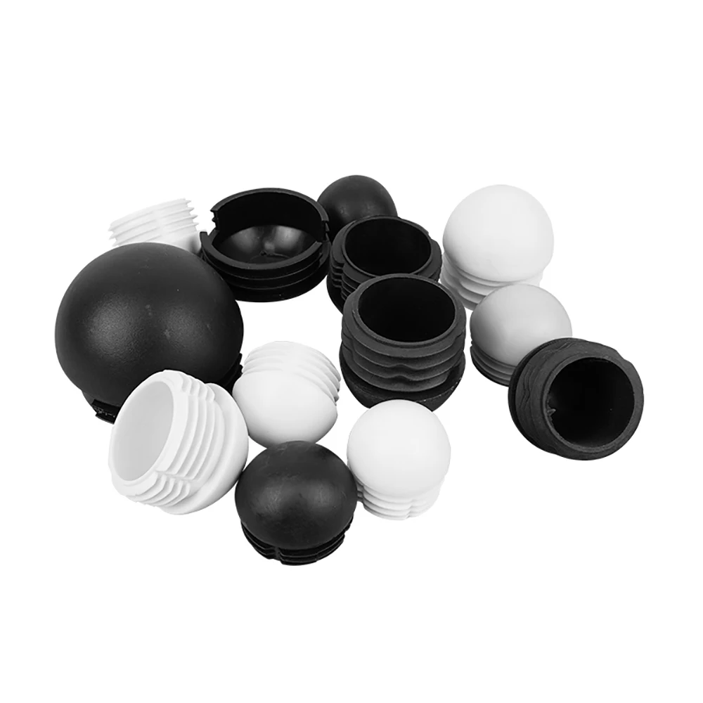 Domed Round Plastic Blanking End Caps 2/4/10pcs Chair Feet Tube Pipe Inserts Plug-pipe end cap,silicone rubber caps,rubber caps,silicone rubber plugs,floor protector caps
