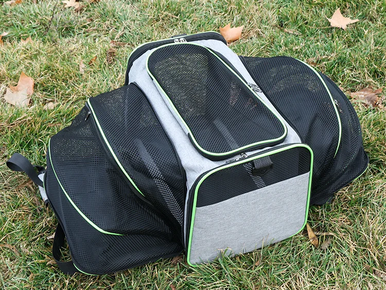 Title 7, Expandable Dog Cat Carrier Bag Airline Approved...