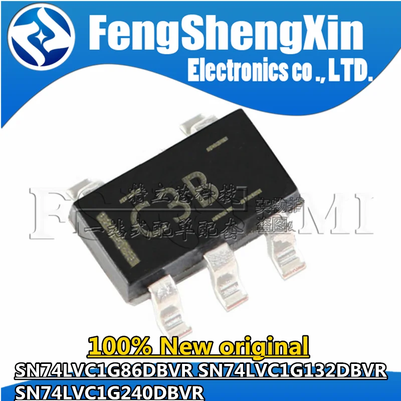 

10pcs SN74LVC1G86DBVR C86* SN74LVC1G132DBVR C3B* SN74LVC1G240DBVR C40* SOT23-5 Chips