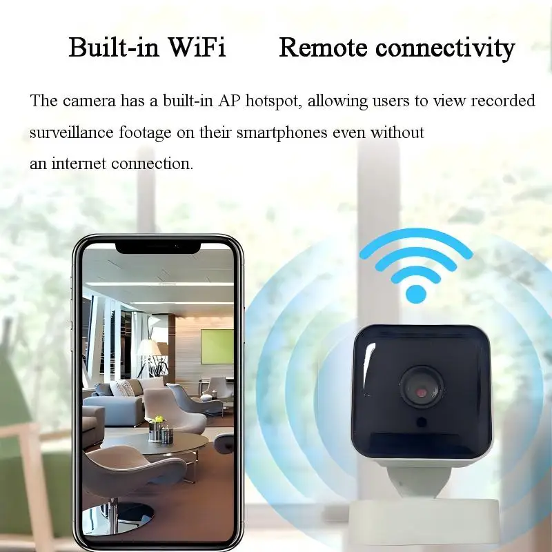 Telecamera IP WiFi Wireless Lenovo 4K HD 8MP con Visione Notturna Intelligente, Rilevamento Movimento e Visualizzazione Remota per Interni ed Esterni - immagine 6