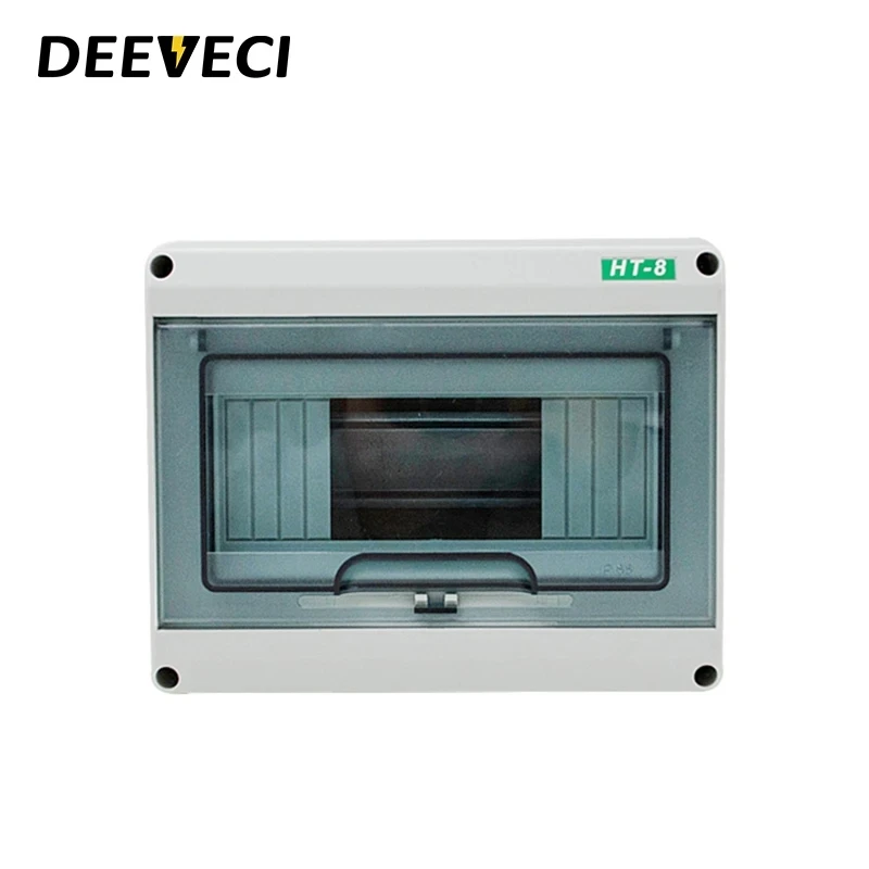 HT-5/8/12/15/18/24 Plastic Distribution Box Waterproof MCB Box Panel Installation Distribution Box Waterproof Junction Box