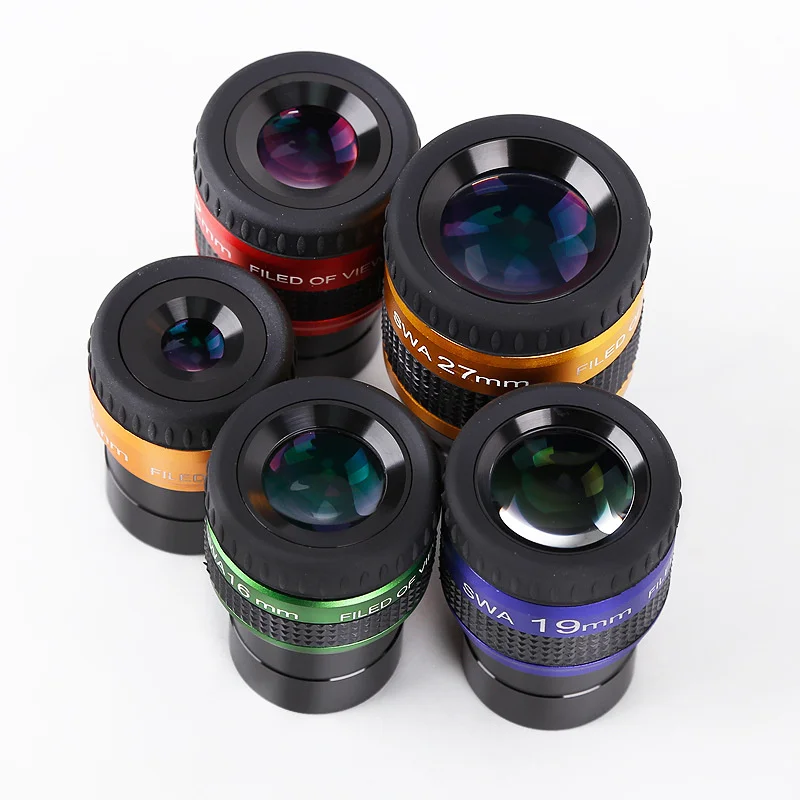 1 Pz 12Mm Swa 70 Gradi Grandangolare Alto Acromatico 1.25 "Oculare In Metallo Accessori Per Telescopio Astronomico