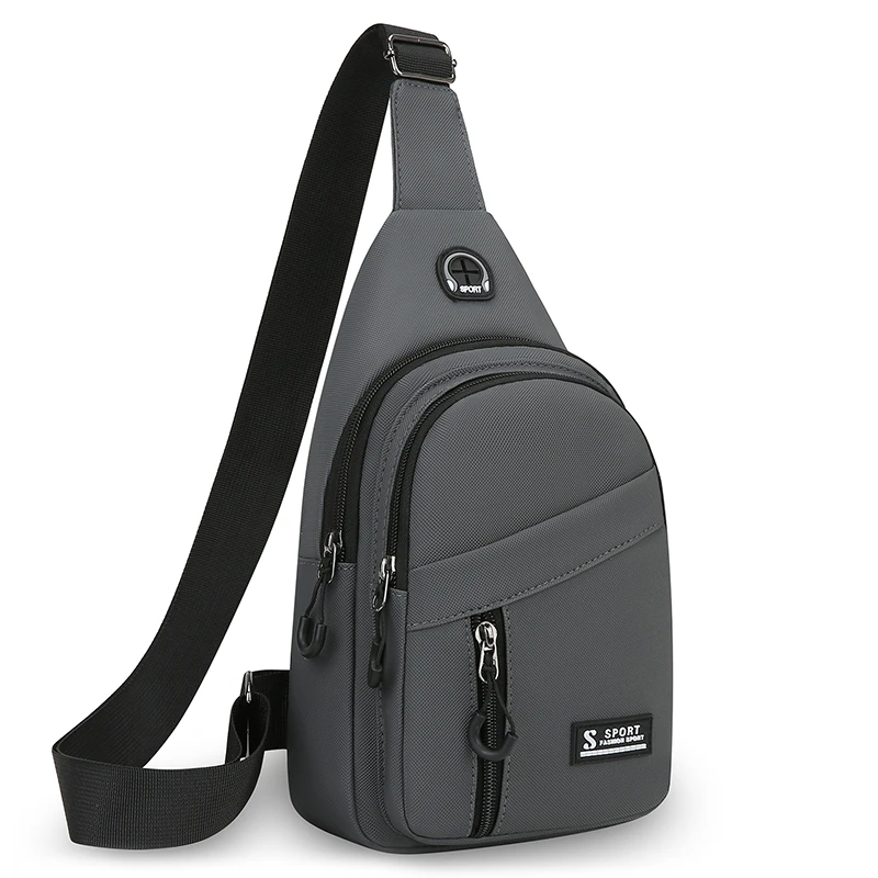 1 adjustable men's and women's crossbody bag -38.1cm sports chest bag, durable travel and hiking backpack