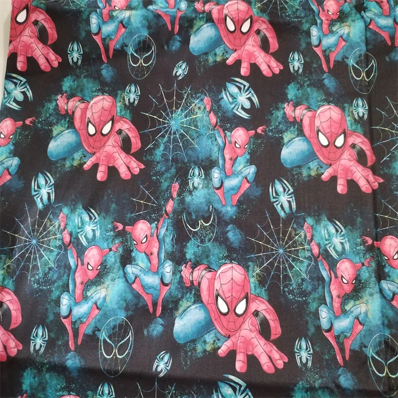 Spiderman Fleece Cotton Fabric  Super Heroes Cotton Fabrics - Disney Super  100 - Aliexpress