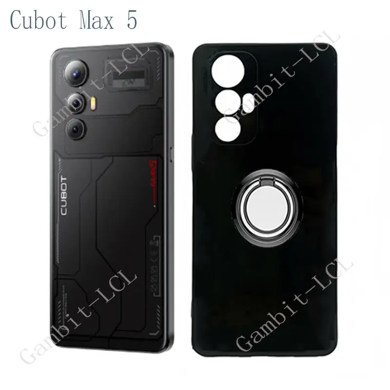 Enhanced Back Ring Holder Phone Cover - TPU Soft Silicone Case