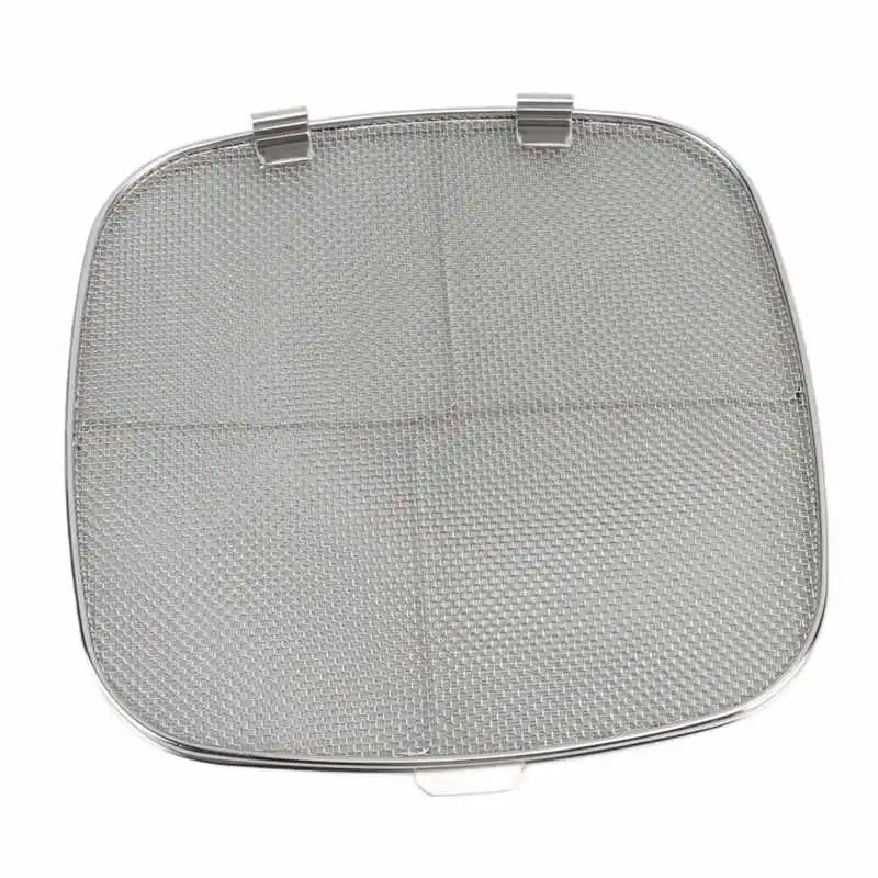 Fryer Splatter Screen 304 Stainless Steel Double Deck Fryer Splatter  for Kitchen Fryer Rotisserie 2