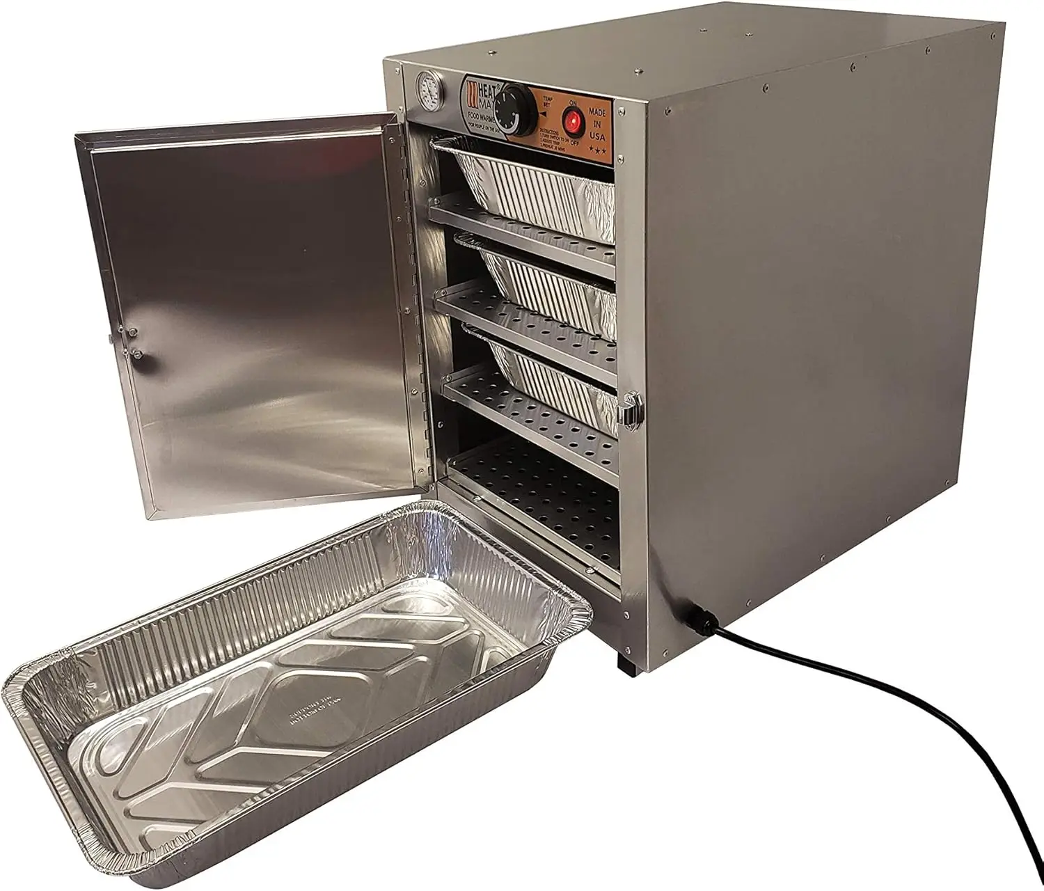 Electric Party Catering Full Size 3.25Tall Pans Hot Box Food Warmer The Original and The Best NSF/UL Certified Great for Schools