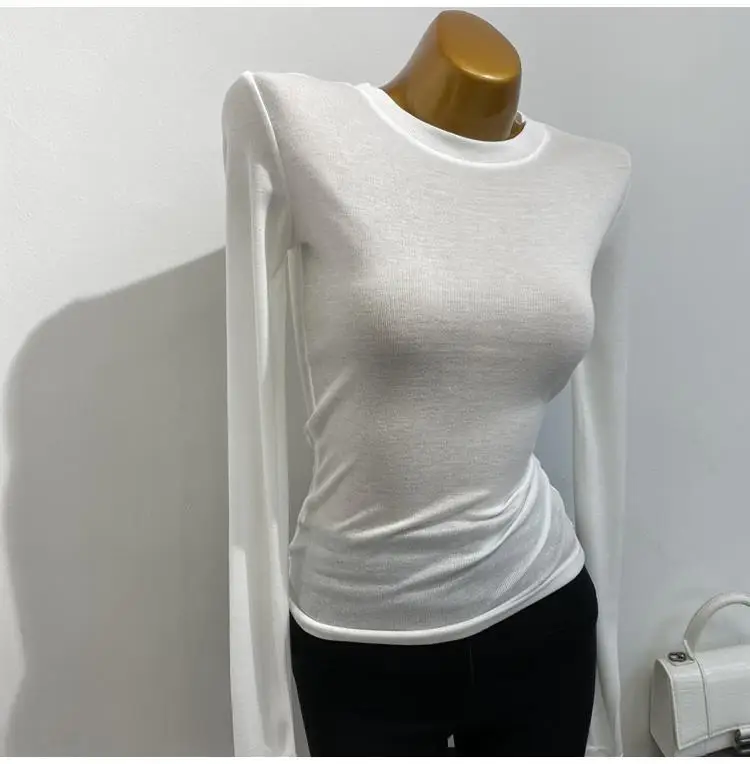 White round neck
