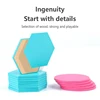 Wooden Jigsaw Puzzle Set Colorful Creative Tangram Baby Montessori 3D Educational Toys Kids Children Learning 180PCS 4
