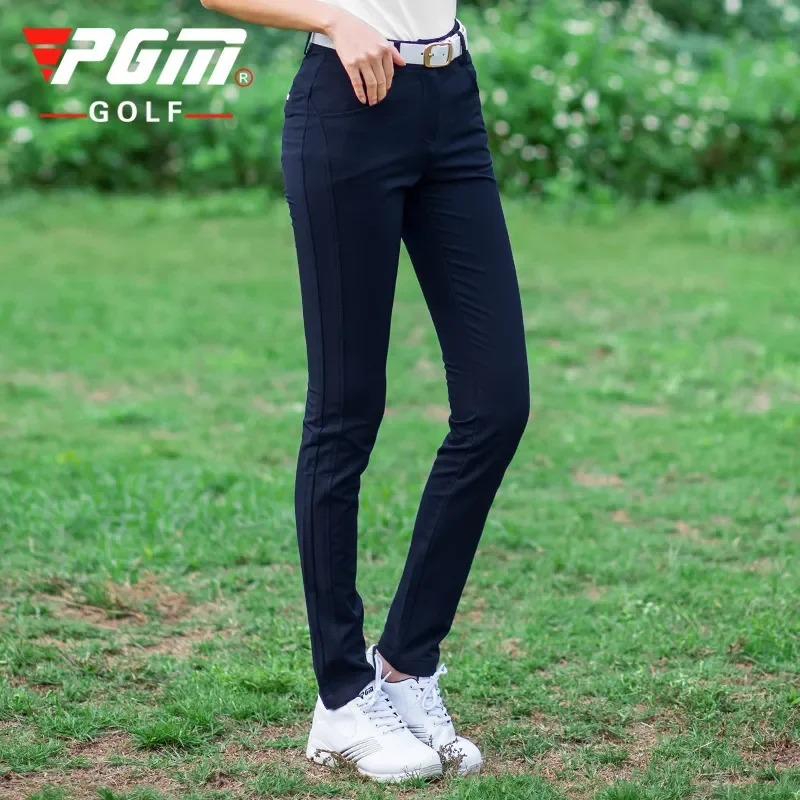 

PGM Women Golf Pant Summer Spring Golf/Tennis Pants High Elastic Ladies Trouser Breathable Slim Quick Dry Pants XS-XL KUZ069