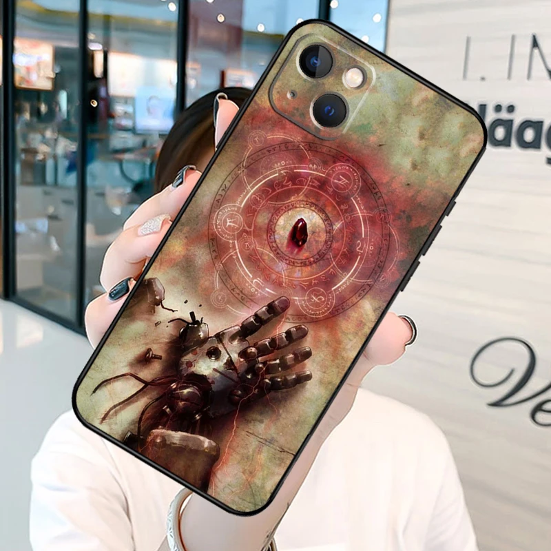 Fullmetal Alchemist Flamel Ouroboros Phone Case on For iPhone 13 12 11 Pro Max 8 6 7 Plus SE 2020 XR X XS MAX Soft Back Cover cases for iphone xr