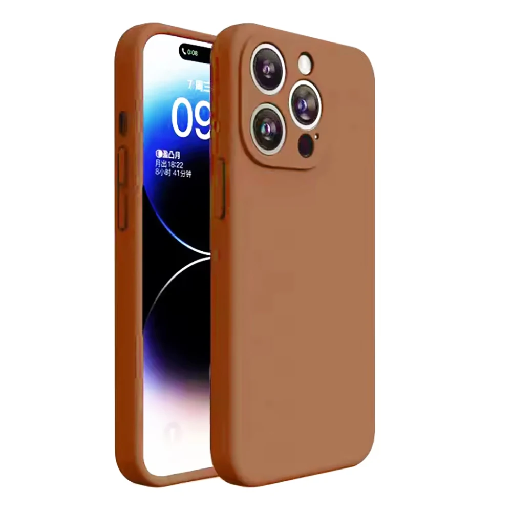 Premium Liquid Silicone Soft TPU Phone Cover – Elegant Protection