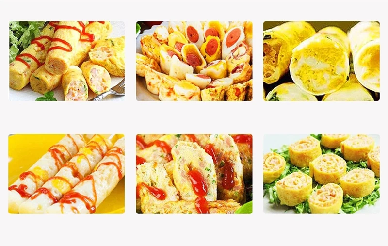 Description Picture 3 of itemEgg Sausage Machine Commercial Egg Roll Machine Egg Cup Automatic Egg Cooker Hot Dogs Baking Machine