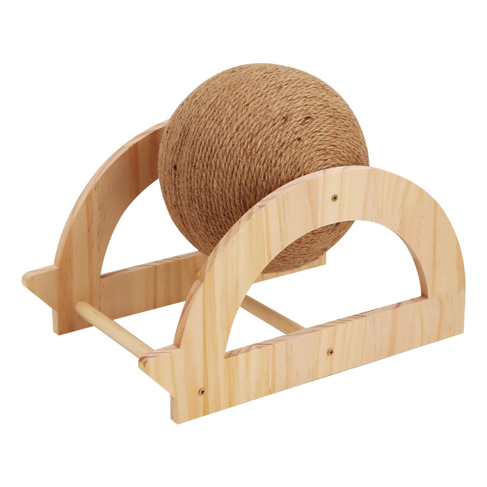 Title 3, Cat Scratching Ball Scrapers Toy Kitten Sisal R...