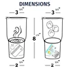 Portable Vacuum Insulated Tumbler with Large Stash Space Double Walled Drink Container with Concealed Stash Area Drinking Bottle 5