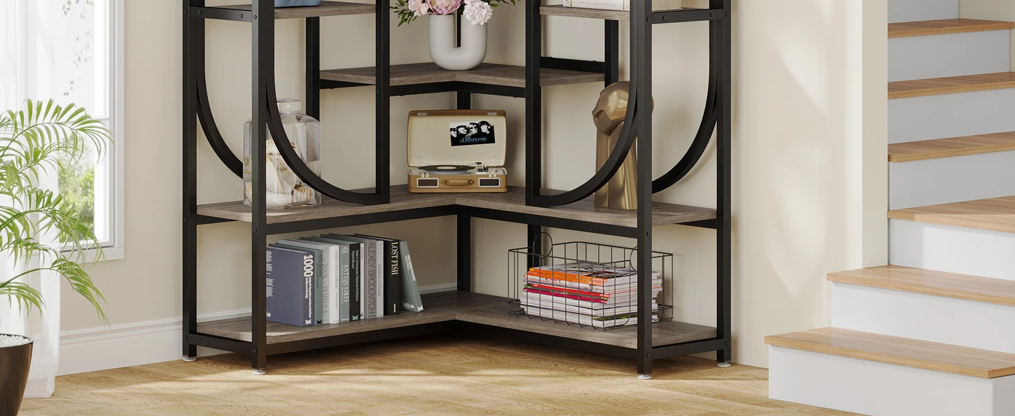 CORNER BOOKCASE