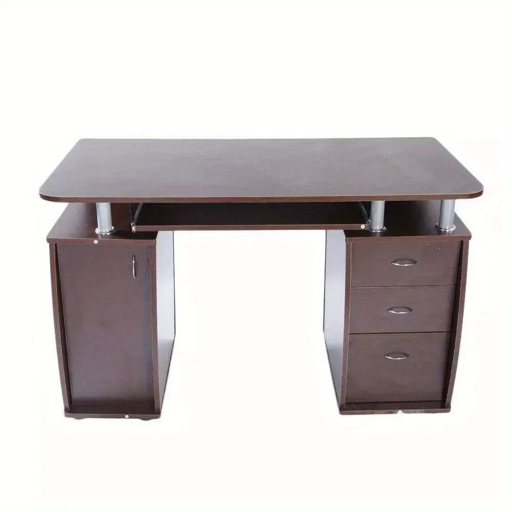 Wood Computer Desk PC Laptop Study Table Workstation Home Office Furniture 6
