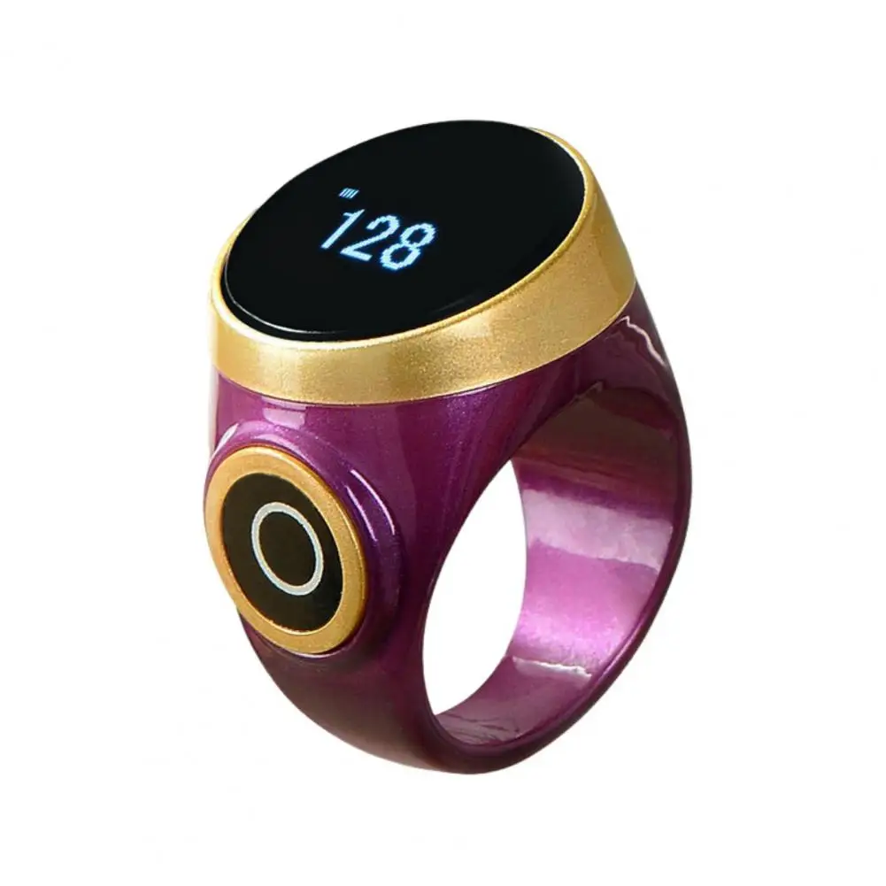 Button Tally Ring Ring Counter Clicker Rechargeable Digital Tally Counter with Time Reminder Waterproof Electronic for Easy