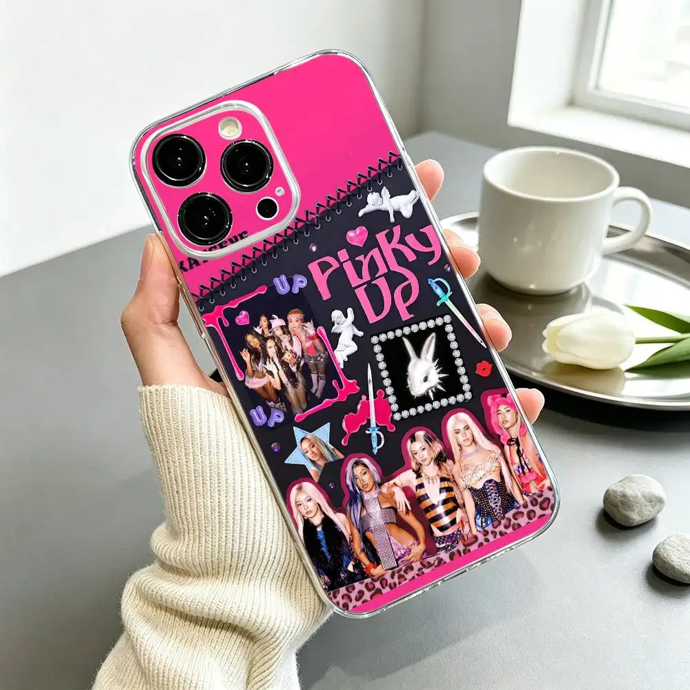 KATSEYE Stylish Transparent Kpop Idol Phone Case