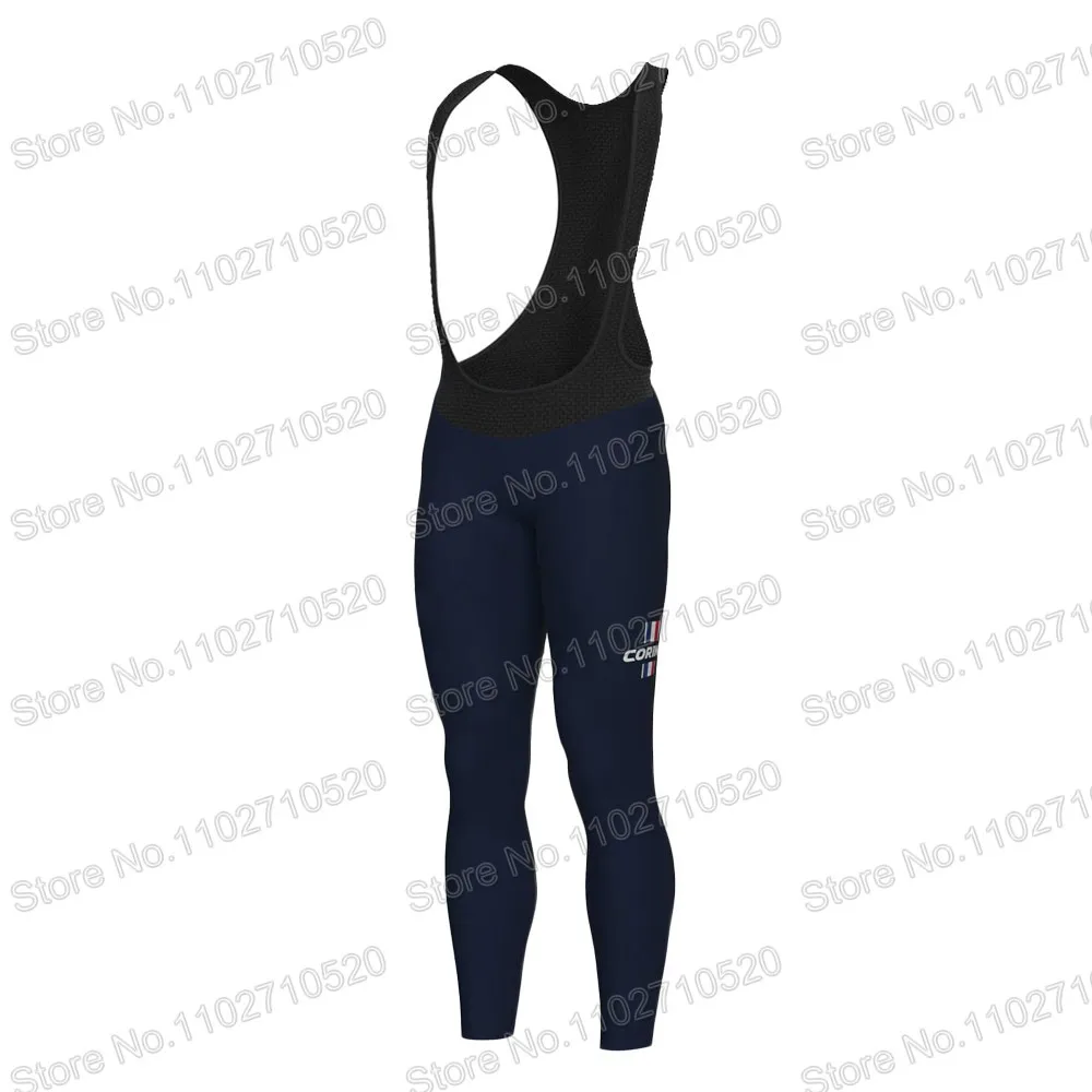 2025 Frankreich National Radtrikot Team Set Langarm Französische Kleidung TDF Anzug Herren Langarm MTB Bike Straßenhose Trägerhose Ropa – Detail 6