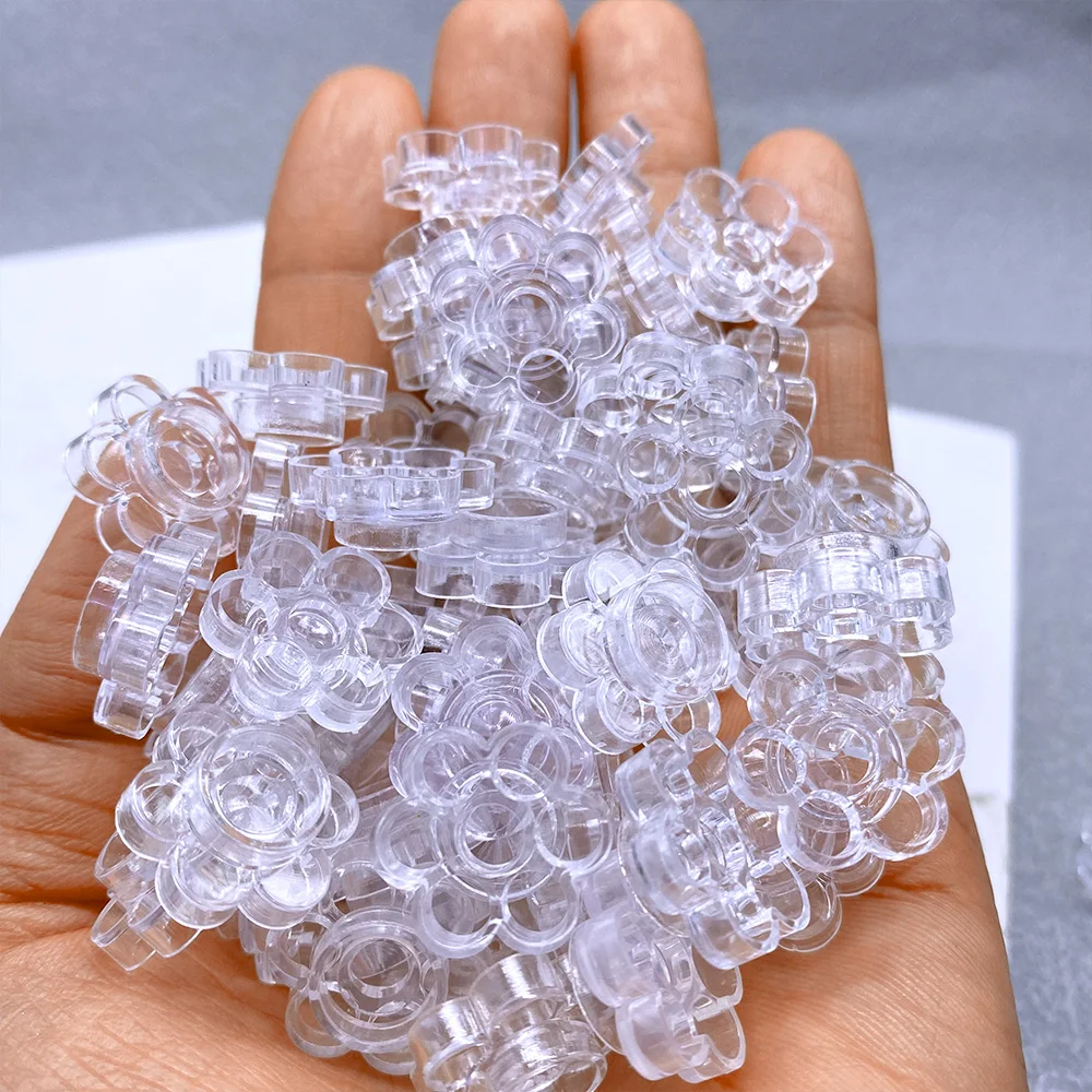 Zanse 400pcs Disposable Eyelash Glue Cup Tattoo Pigment Holder Container Makeup For Women Lash Extension Supplies Tools