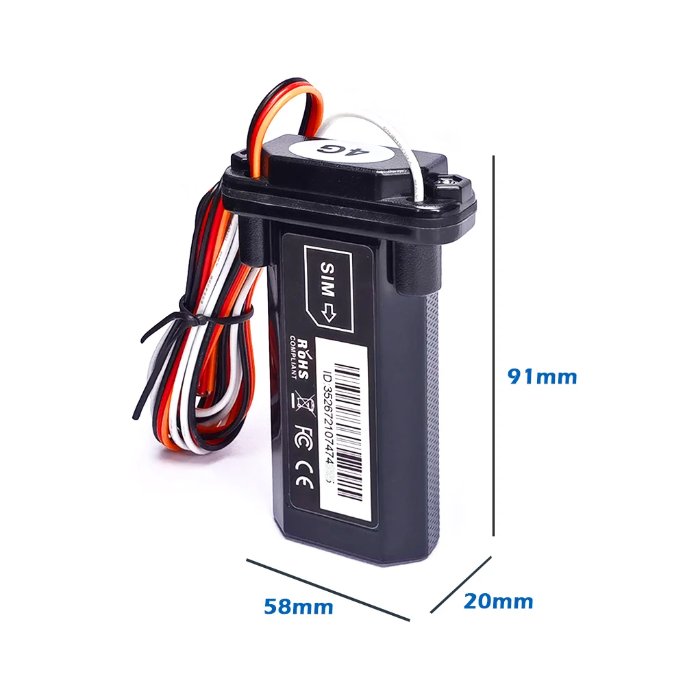 ST-901 Mini GPS Tracker - 4G GPS Car Tracker Positioning Precise to Door Number - No Charging - Free lifetime app use.