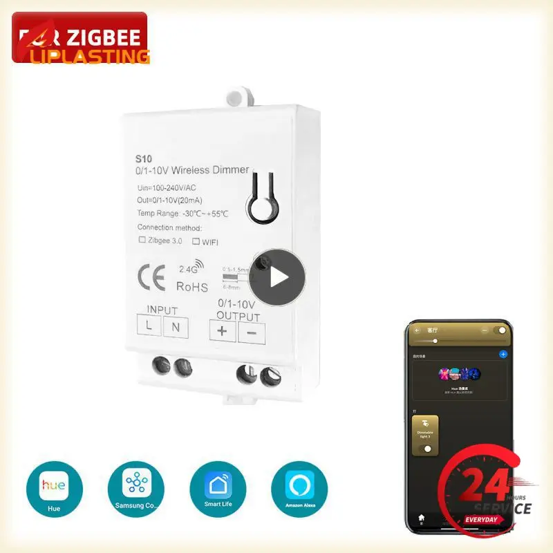 3.0 1-10V Dimmer Controller Tuya Smart Life App Telecomando Wireless Dimmer Switch Funziona Con Alexa Echo Home