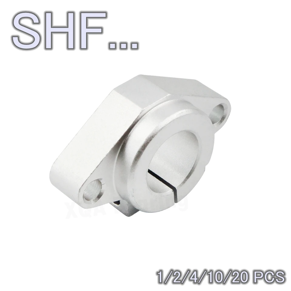 Keenso Supporto Per Albero Lineare SHF12 – 2 Pezzi In Lega Di Alluminio Per Guide Lineari