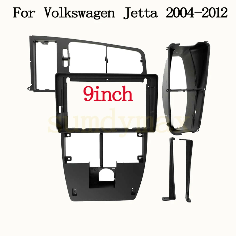 

9inch Car Radio Fascia For Volkswagen Jetta 2004-2012 DVD Stereo Frame Plate Adapter Mounting Dash Installation Bezel Trim Kit