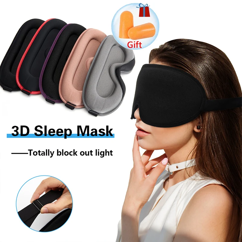Eyepatch Sleep Shade Silk Sleeping Mask Soft Sleep Eye Mask for Travel Eye Cover Sleeping Blindfold Softair Aid sleeping mask