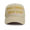 Donald  45-47 Never Surrender MAGA Hat Make America Great Again Slogan with USA Flag Adjustable Baseball Cap Black 6