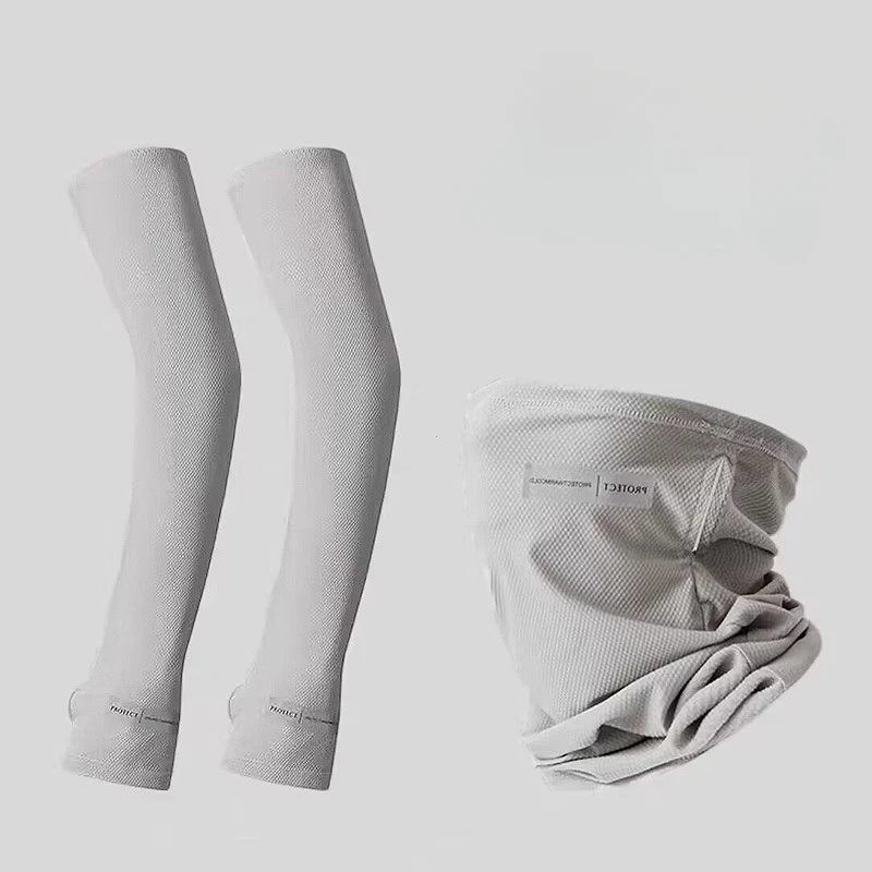 Enhanced UV Protection Ice Silk Arm and Face Cover