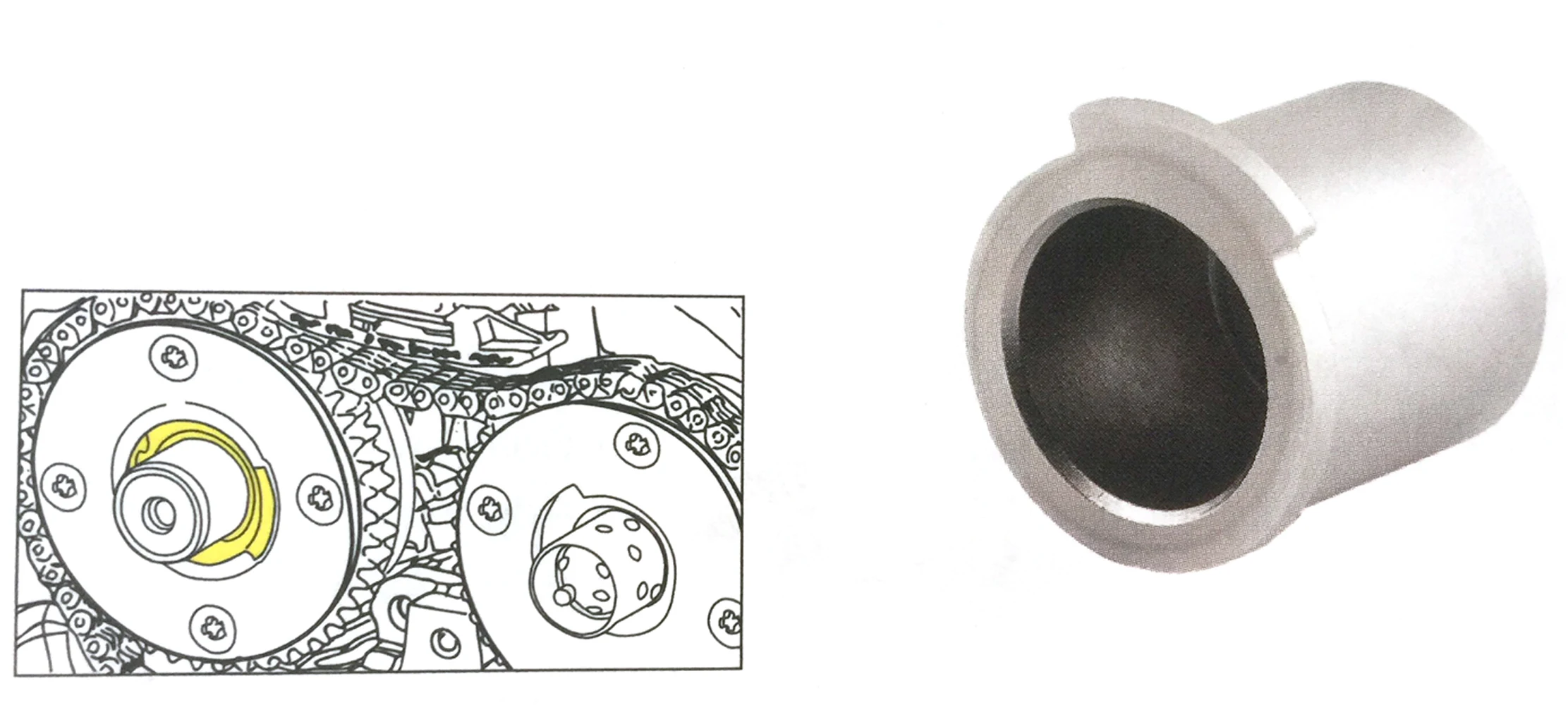 T40266 For Volkswagen Audi Ea888 Camshaft Adjusting Socket Wrench