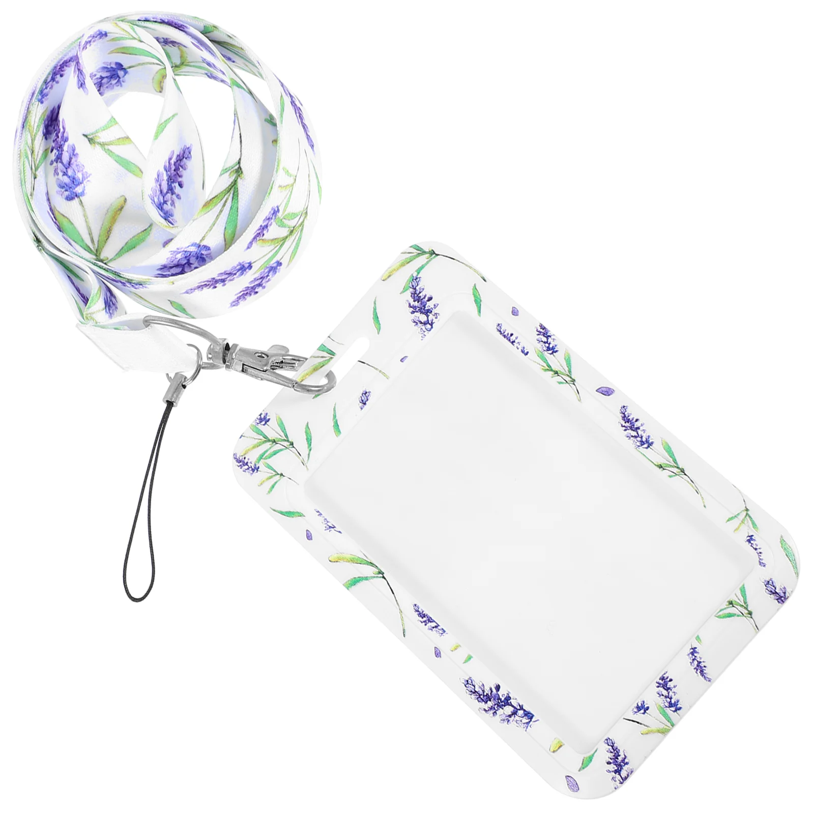 

ID Card Holder Card Sleeve Bus Card Holder Work Card Protector Hanging Card Case Lanyard Girls Credential Holders Neck Straps