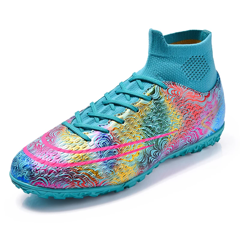 Men Soccer Shoes FG/TF Football Boots For Youth Indoor Non-slip Futsal Training Cleats Footwear High QA Outdoor Unisex Sneakers