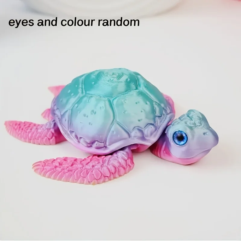 Elegant 3D Printed Turtle Ornament: Perfect for Home Decor and Festive Celebrations