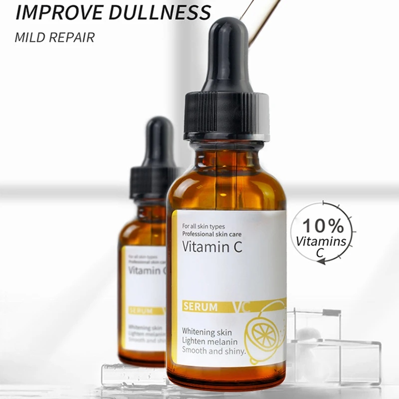 Vitamin C Serum Facial Emulsions Anti Aging Anti Wrinkle Whitening Moisturizing Retinol Serum Face Skin Care Emulsifiers envisha retinol facial serum hyaluronic acid vitamin c anti wrinkle aging whitening skin care shrinking pores moisturizing