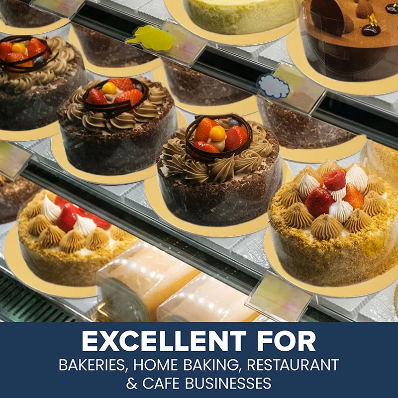 10-26cm Gold Silver Round Cake Foam Board DIY Baking Cake Stand Base Mat For Wedding Birthday Party Decor Tool Dessert Tray
