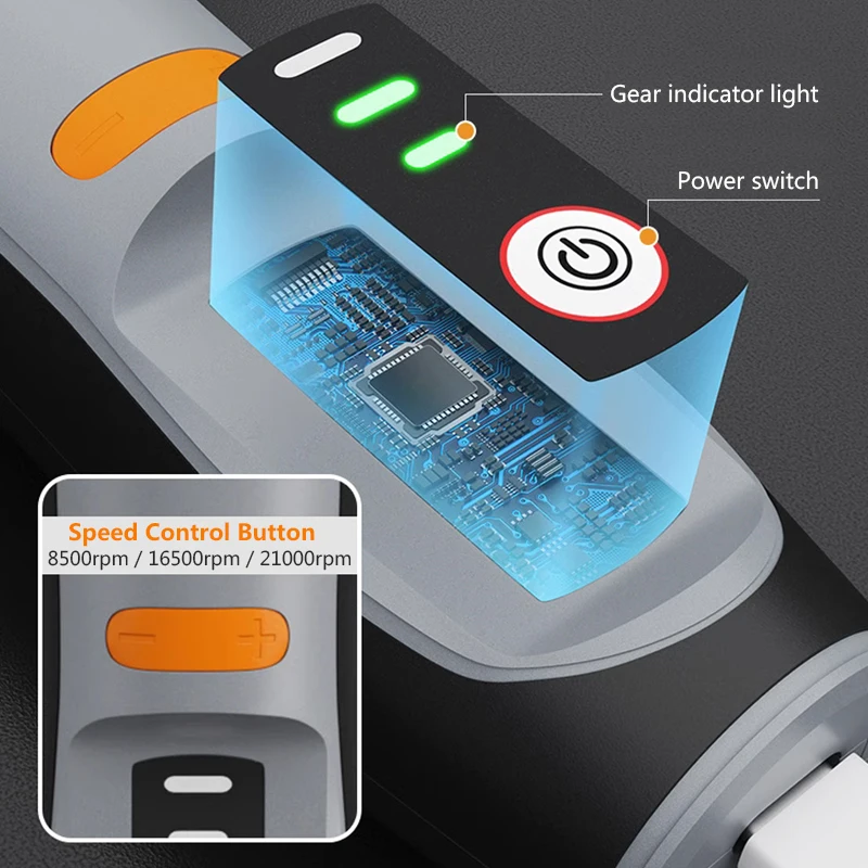 35W USB Cordless Rotary Tool Dremel DIY Mini Drill Engraving Pen Electric 3 Speed Mini Wireless Drill Set 8500r-21000r/min 3