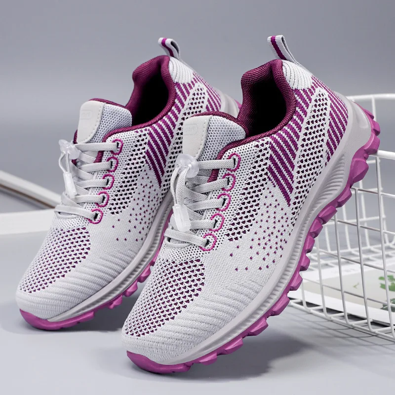 Women Shoes Comfortable Soft Soled Running Shoes Breathable Sports Shoes Non Slip Walking Shoes Fitness Sneakers