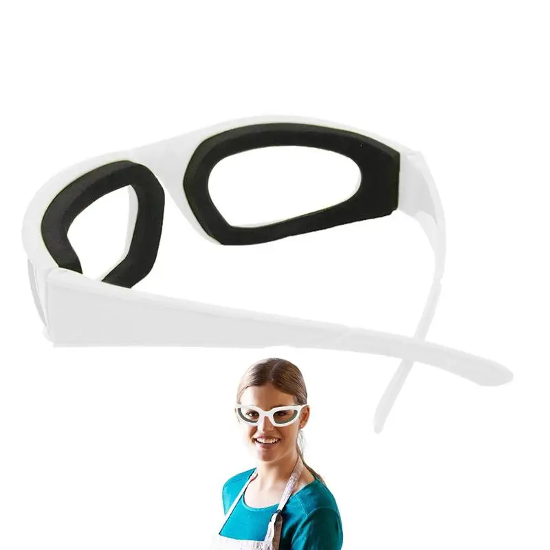 

Safely Tearless Kitchen Onion Goggles Eye Glasses Onions Chopping No Tears Eye Protector Kitchen Cooking Tools Accessories
