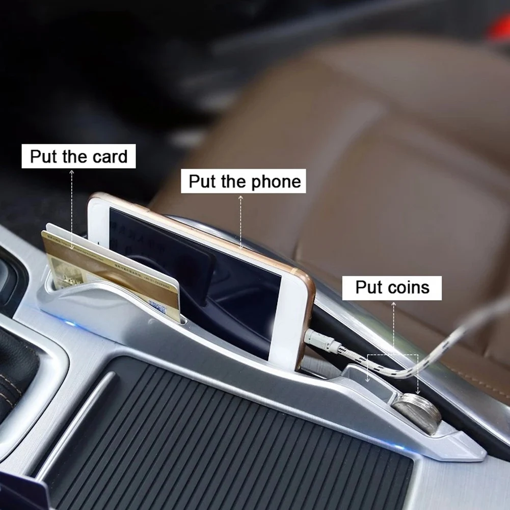 MML-For Geely Atlas Emgrand NL-3 Proton X70 자동차 센터 콘솔 팔걸이 보관함 전화 컨테이너 정리함 스트립