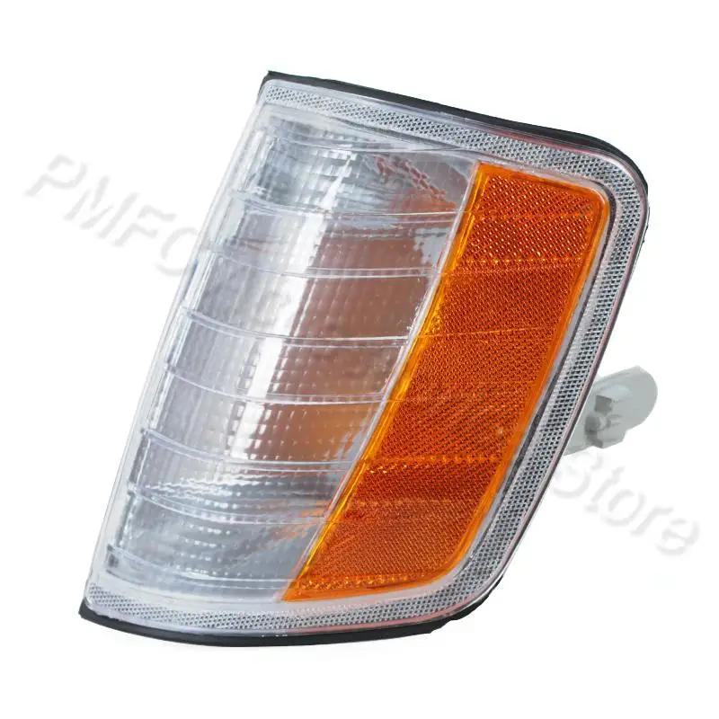 Clignotants Avant Orange Compatible Mercedes W124, A124, C124, S124 (E-Class) - Lot De 2 - Avec Support De Lampe