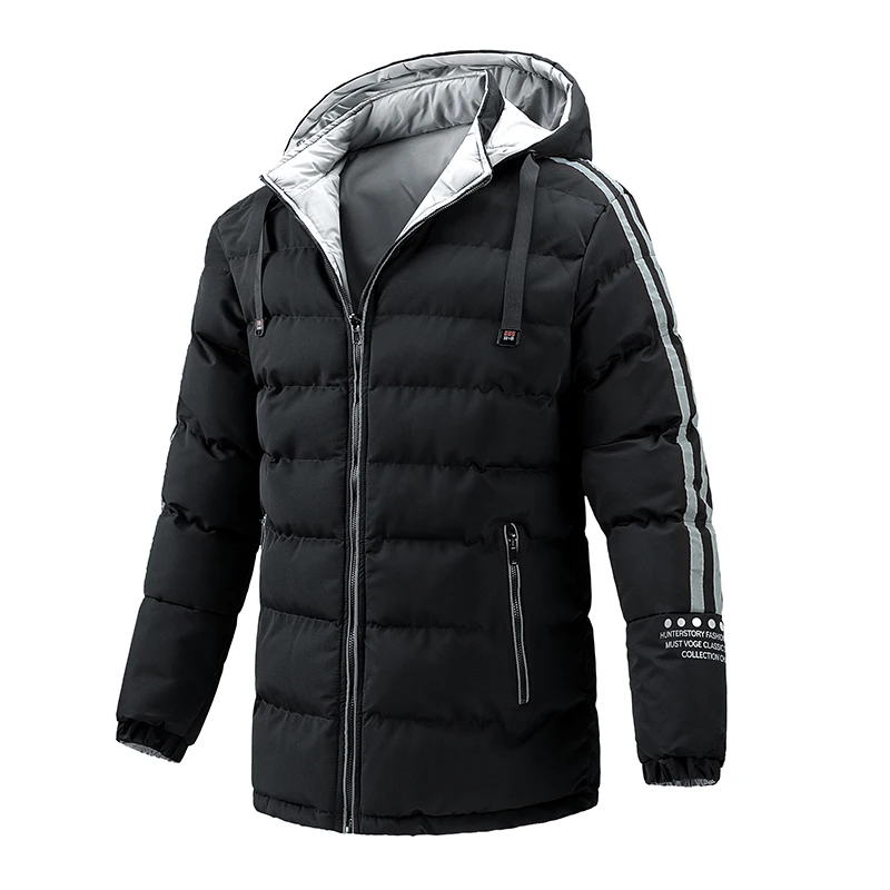 

Men Nice Winter Pop Plus Long Warm Thick Hood Parkas Jacket Coat Men Autumn Outwear Outfits Classic Windproof Pocket Parka