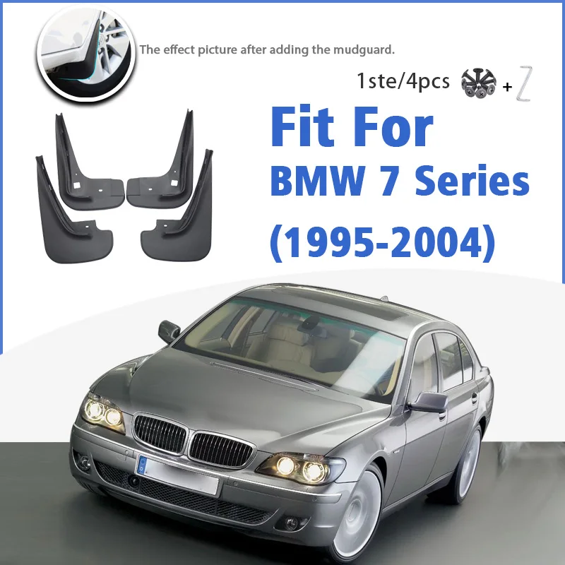 

Брызговик для BMW 7 серии 1995-2004 передние и задние 4 шт., Аксессуары для брызговиков Auto Styline, брызговик Fender 2003 2002