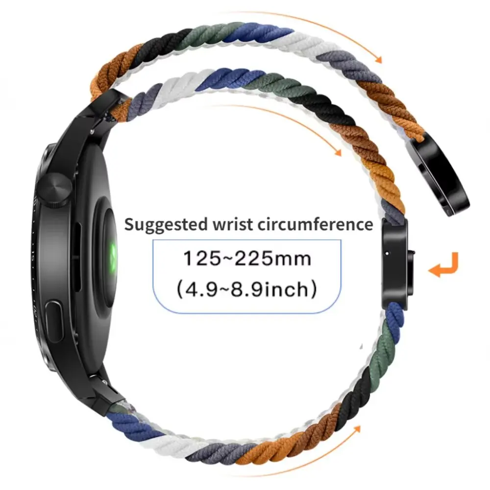 Nylon Weave Loop Magnetic Wristband - Replaceable Sport Strap